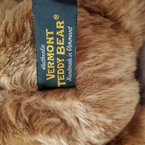 The Vermont Teddy Bear Company, 15" Brown Jointed Plush Stuffed Teddy Bear - Picture 2 of 8